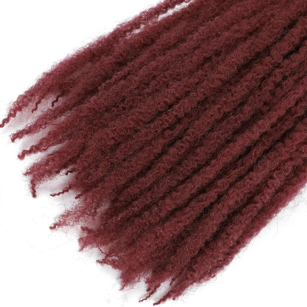 Cheveux à tresser Marley Twist 18" | Tresses au crochet | Extensions de cheveux crépus Afro Twist | Couleurs Ombré | 30 mèches/paquet