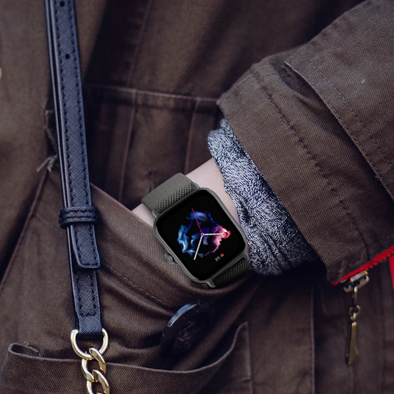 OnePlus Smartwatch Nylon Loop Band - Breathable Sport Wrist Strap