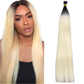 Mèche de cheveux humains 613 | Sans trame | Cheveux brésiliens Remy | Blond miel | Pour tressage et extensions