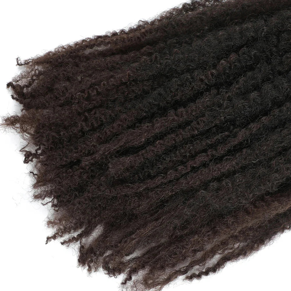 Cheveux à tresser Marley Twist 18" | Tresses au crochet | Extensions de cheveux crépus Afro Twist | Couleurs Ombré | 30 mèches/paquet