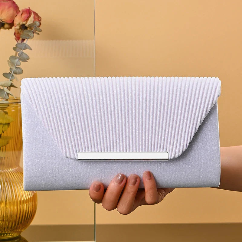 Pochette élégante et tendance | Sac de soirée à chaîne très tendance et sac à main de mariée ou de demoiselle d'honneur (prix d'usine)