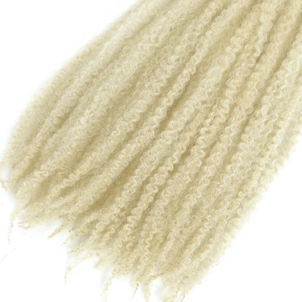 Cheveux à tresser Marley Twist 18" | Tresses au crochet | Extensions de cheveux crépus Afro Twist | Couleurs Ombré | 30 mèches/paquet