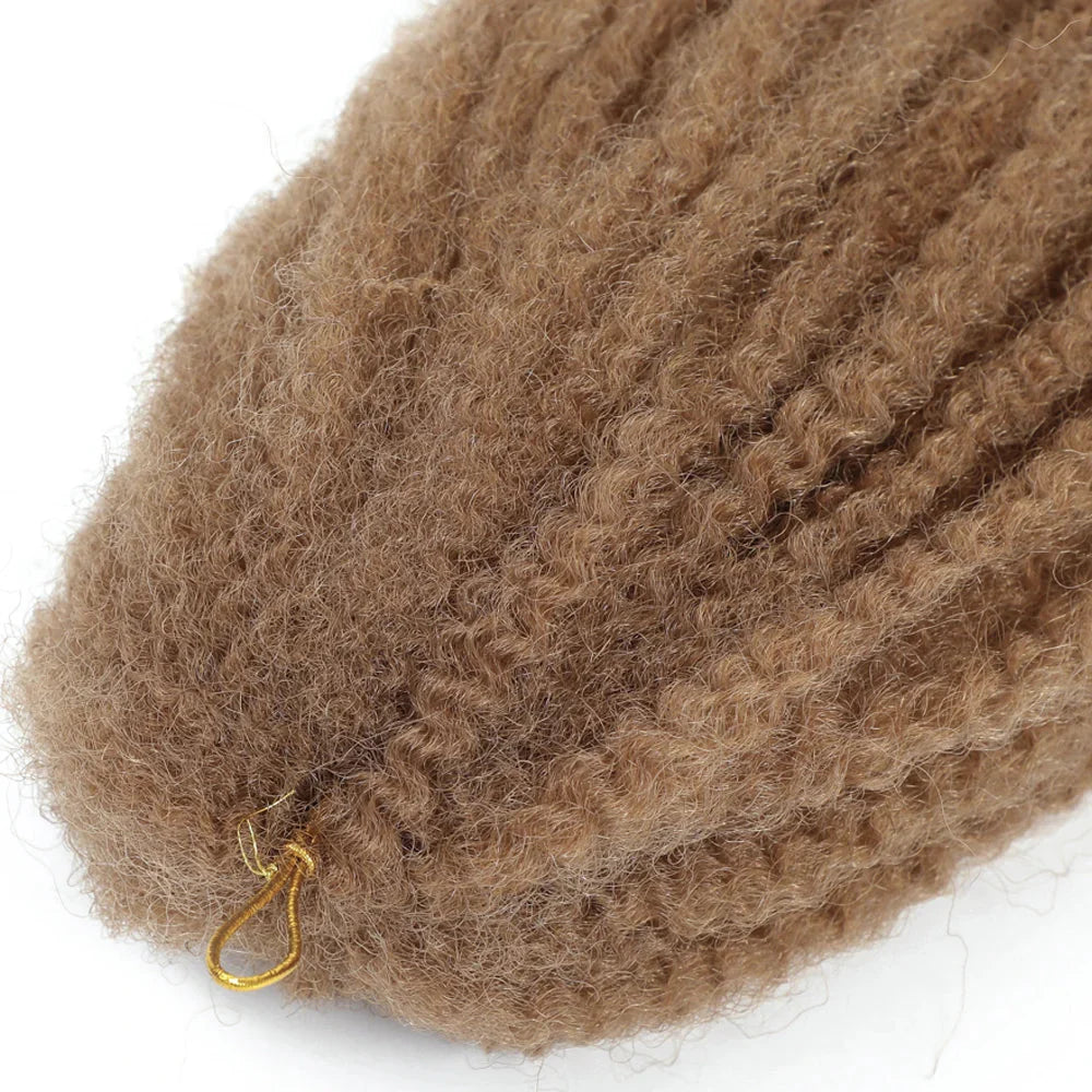 Cheveux à tresser Marley Twist 18" | Tresses au crochet | Extensions de cheveux crépus Afro Twist | Couleurs Ombré | 30 mèches/paquet