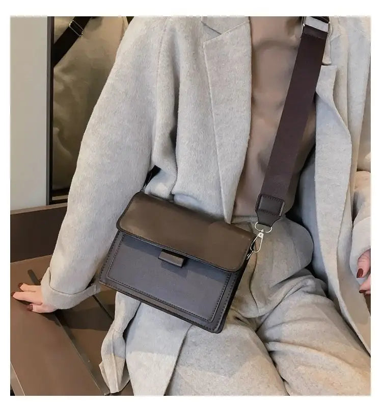 Sac à bandoulière pour femme de petite taille | Sac messager léger en cuir PU (Sac à main à rabat, Sac de voyage d'été pour femme)