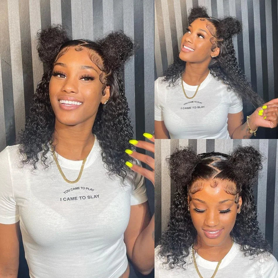 12A Deep Wave Bob Wig | Glueless | Ready to Go | Lace Frontal & Closure Options | Brazilian Remy Human Hair