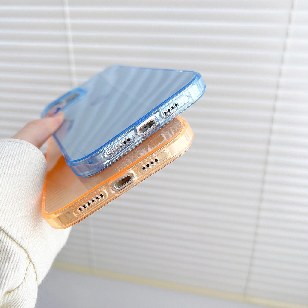 Coque iPhone Couleur Bonbon Transparente