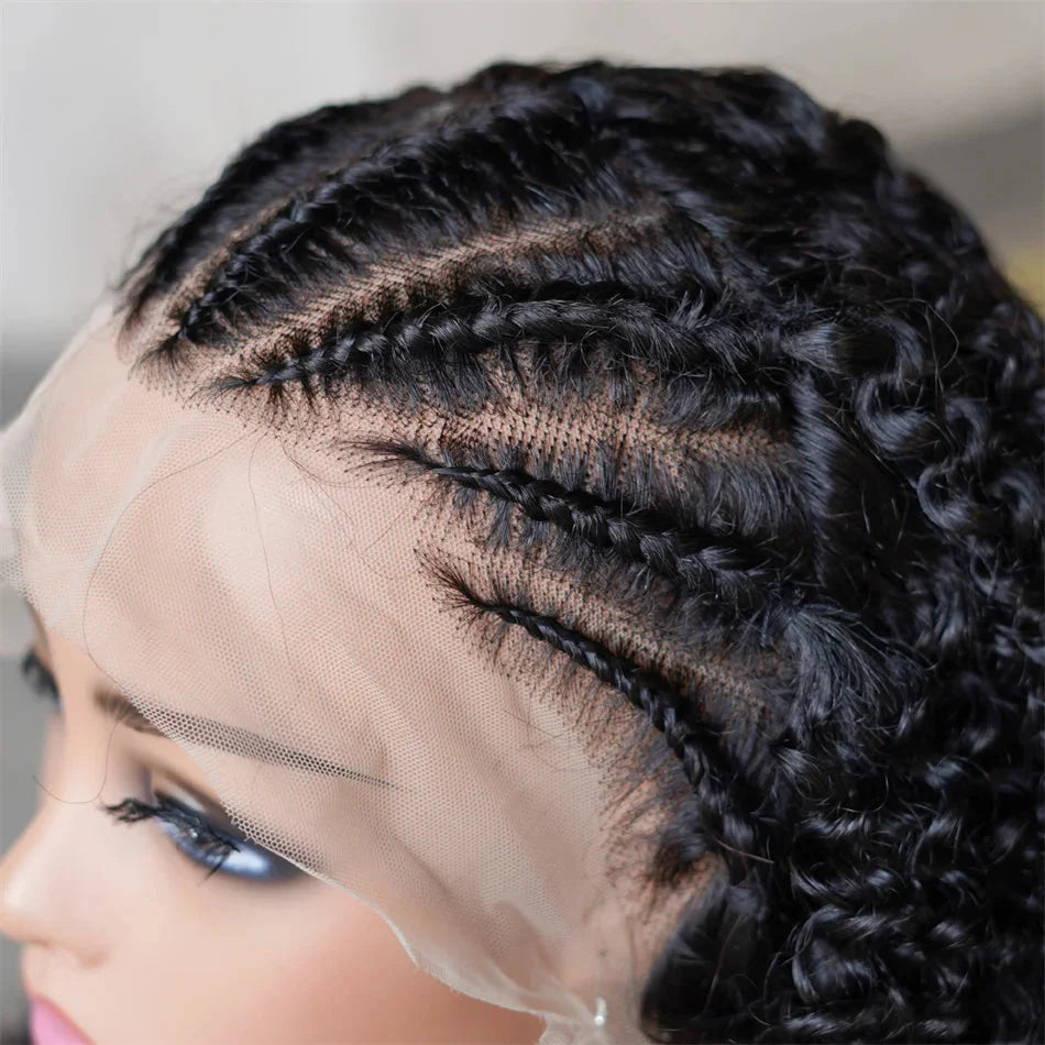 Perruque Bob en cheveux naturels 16" | Afro crépu bouclé | Densité 250 % | Cheveux Remy | Lace Front