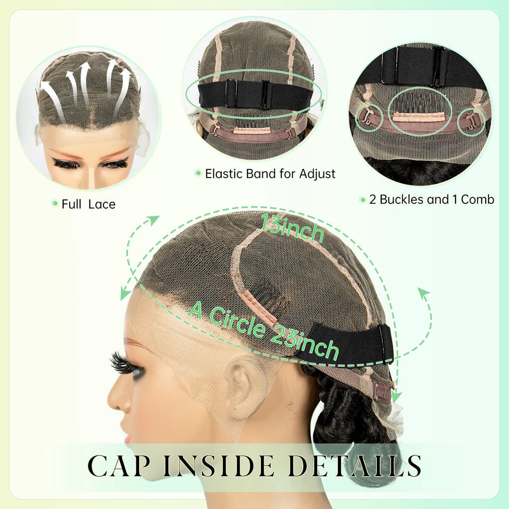 Perruque Lace Front Invisible Tressée sans Nœuds | Tresses au Crochet | Dentelle Transparente | Femmes Noires