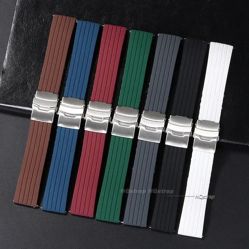 Amazfit Silicone Watch Strap with Deployment Buckle - Replacement Band