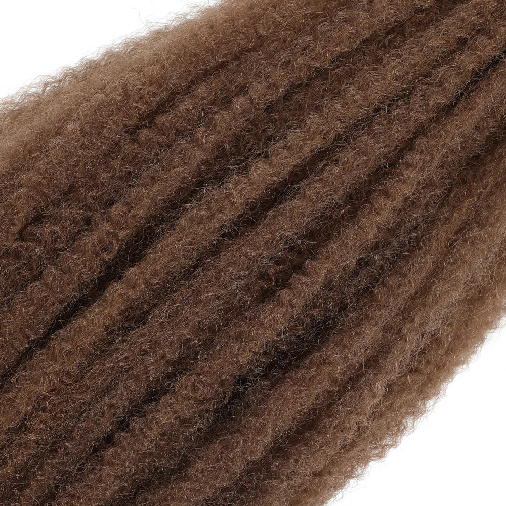 Cheveux à tresser Marley Twist 18" | Tresses au crochet | Extensions de cheveux crépus Afro Twist | Couleurs Ombré | 30 mèches/paquet