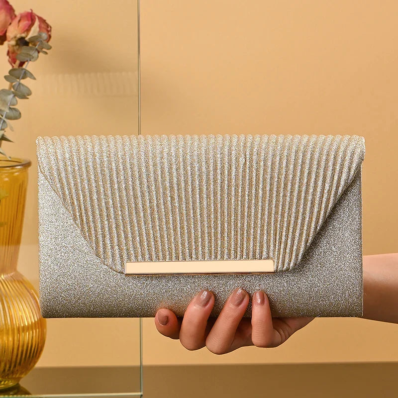 Pochette élégante et tendance | Sac de soirée à chaîne très tendance et sac à main de mariée ou de demoiselle d'honneur (prix d'usine)