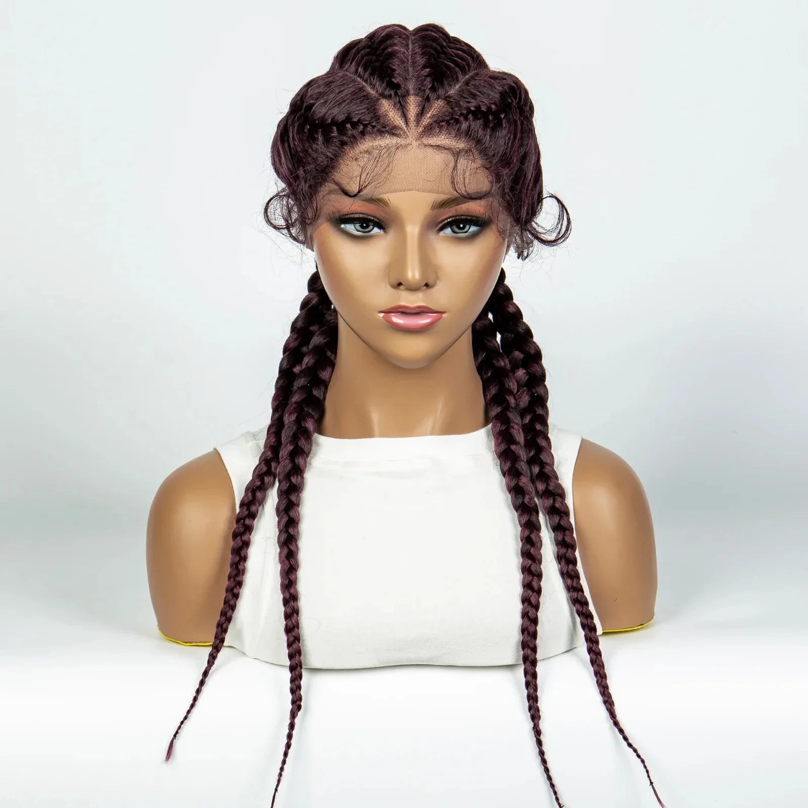 KIMA New Arrival 26" Braided Wig | Lace Front with Baby Hair