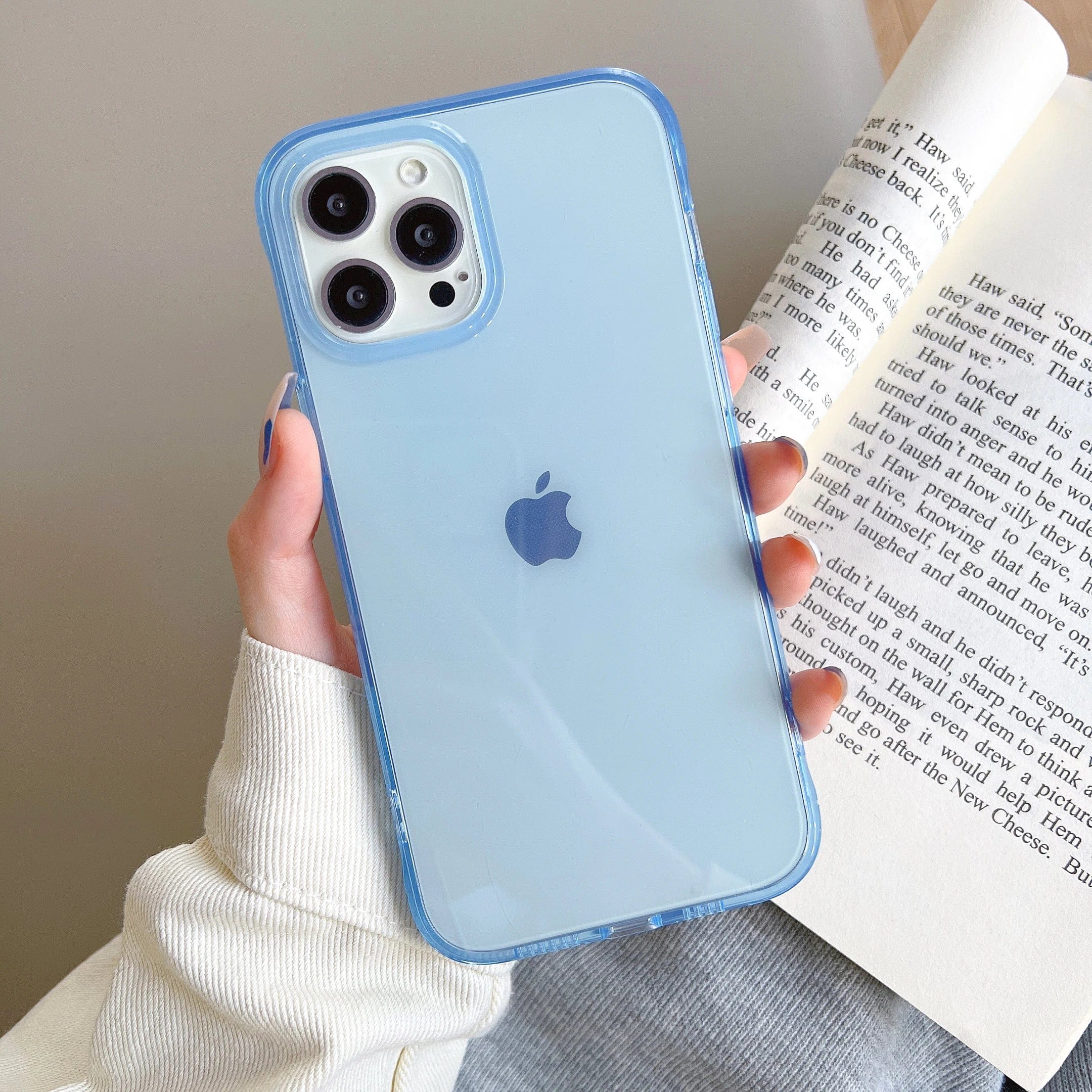 Coque iPhone Couleur Bonbon Transparente