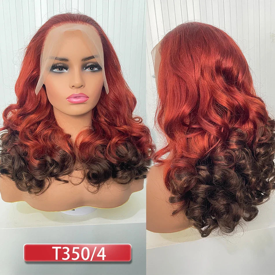 100 % Cheveux Humains | Mèches | Ombré | Double Tissé | Brésilien | Remy | Ondulations Serrées | Full Fumi | Tissage Ondulé | Perruques en Dentelle Cheveux Ondulés