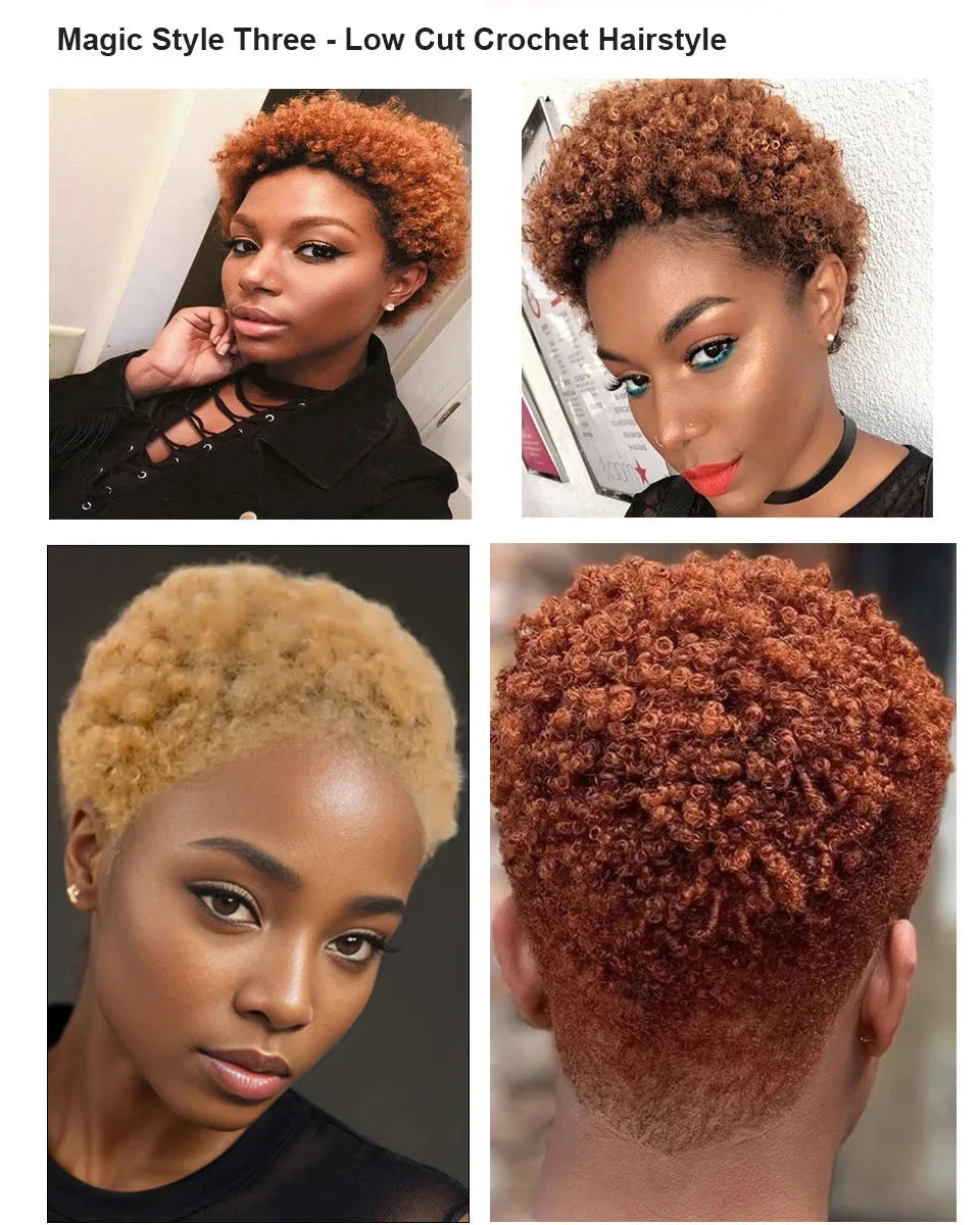 Cheveux brésiliens Remy afro crépus en vrac | 50g/paquet | Extensions de dreadlocks et tresses | Aspect naturel