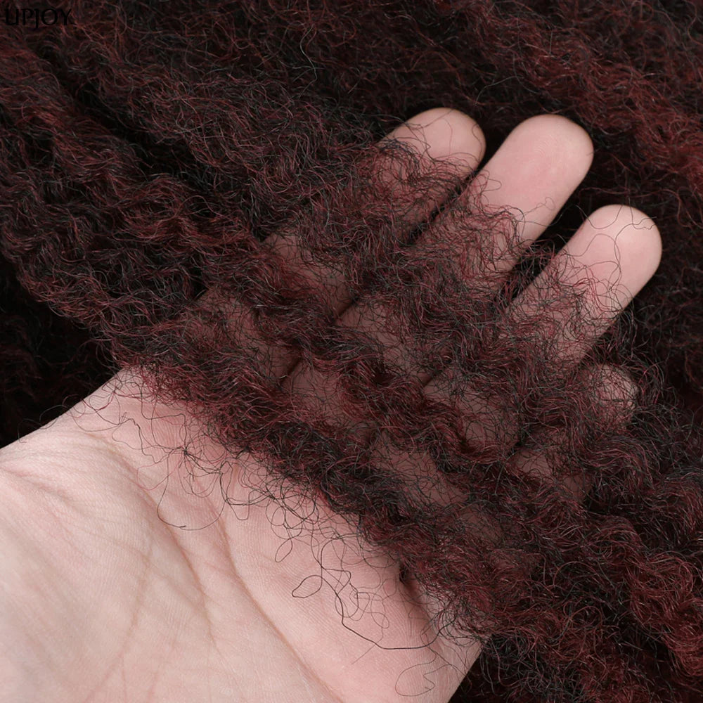Cheveux à tresser Marley Twist 18" | Tresses au crochet | Extensions de cheveux crépus Afro Twist | Couleurs Ombré | 30 mèches/paquet