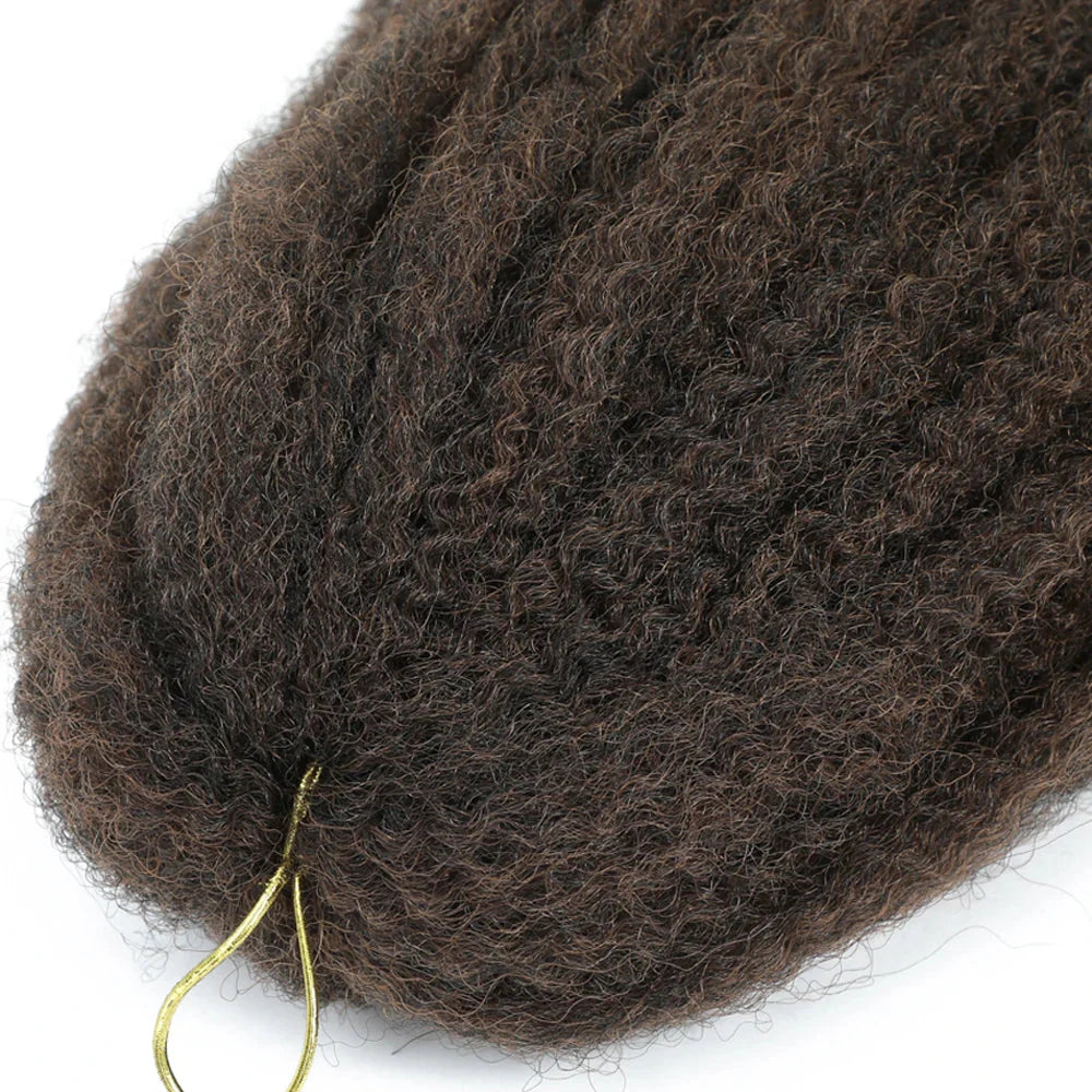 Cheveux à tresser Marley Twist 18" | Tresses au crochet | Extensions de cheveux crépus Afro Twist | Couleurs Ombré | 30 mèches/paquet