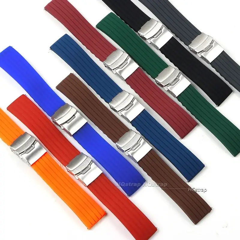 Amazfit Silicone Watch Strap with Deployment Buckle - Replacement Band