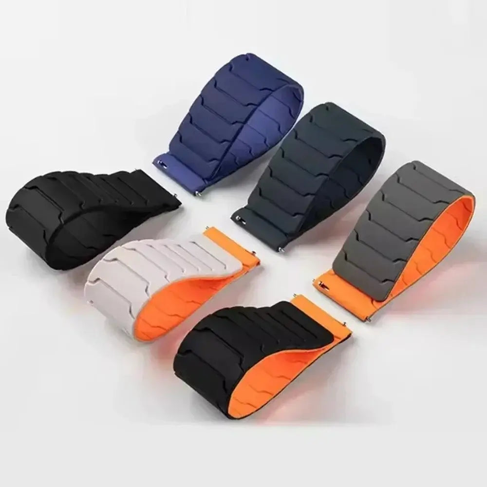 Amazfit Silicone Magnetic Watch Band Replacement Strap For Sports Watch