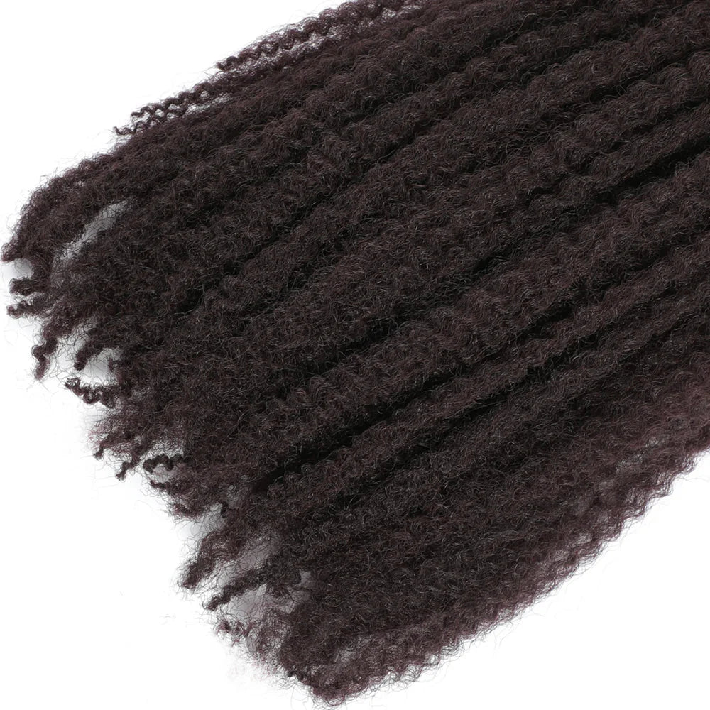 Cheveux à tresser Marley Twist 18" | Tresses au crochet | Extensions de cheveux crépus Afro Twist | Couleurs Ombré | 30 mèches/paquet