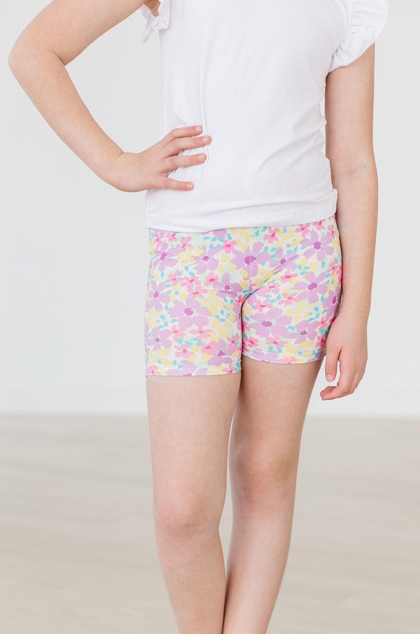 Shorts froncés aquarelle d'été