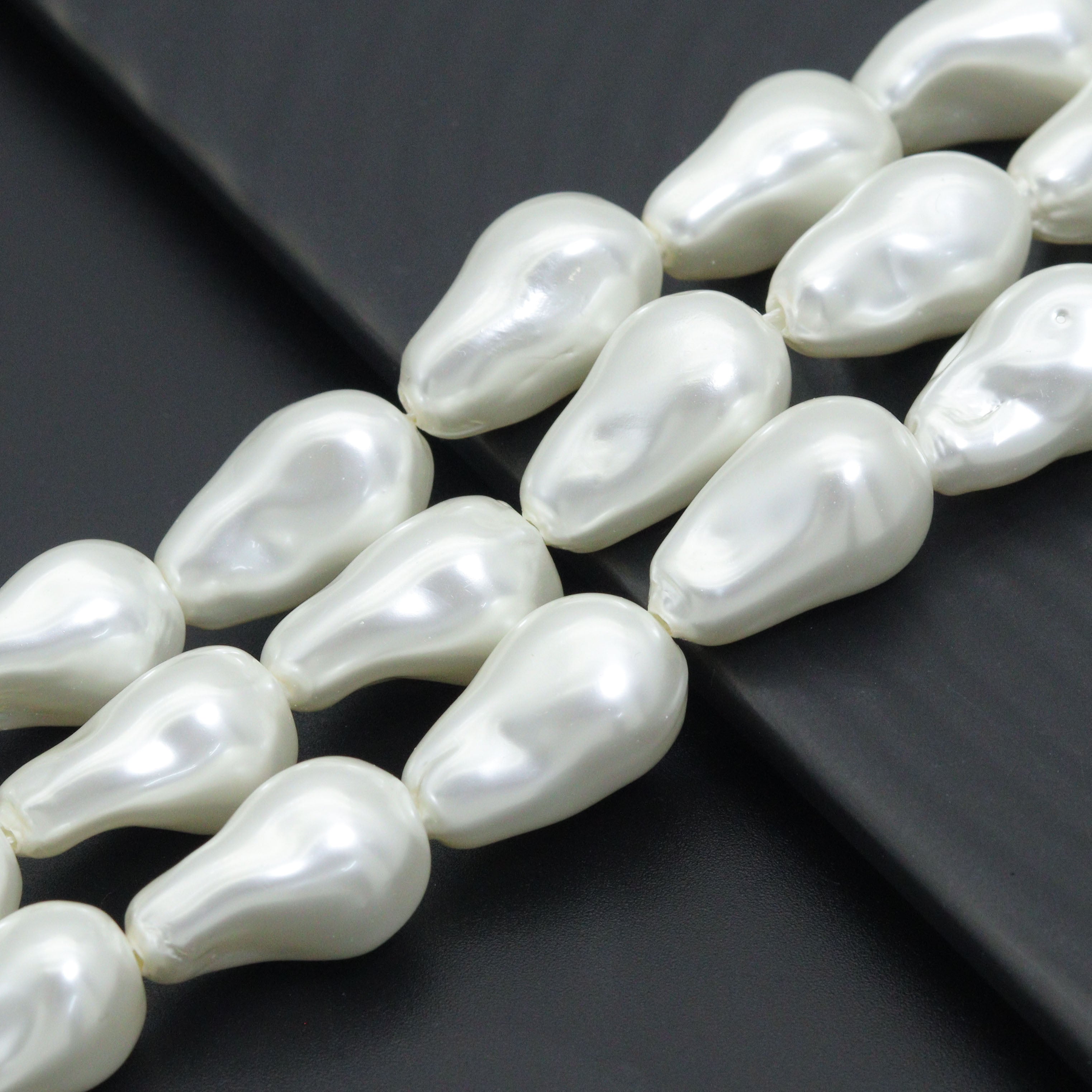 12x22mm Pear Shape MOP, Sku#T179