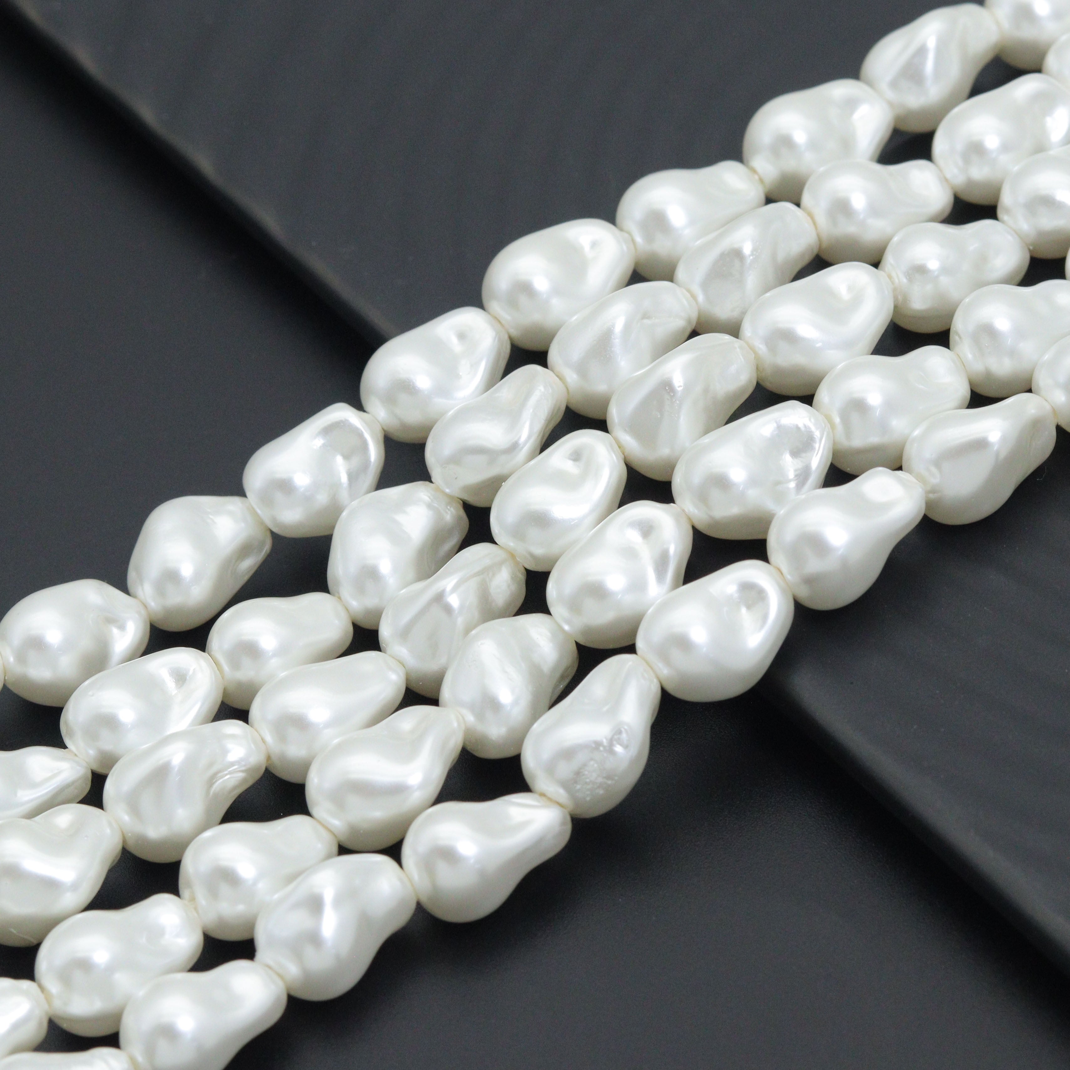10x15mm Pear Shape MOP, Sku#T180