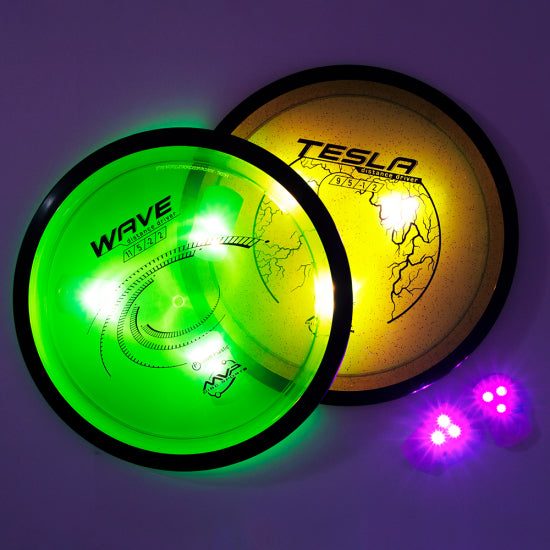 MVP Tri-Lit Multi-Color LED Disc Lights - 10 Pack