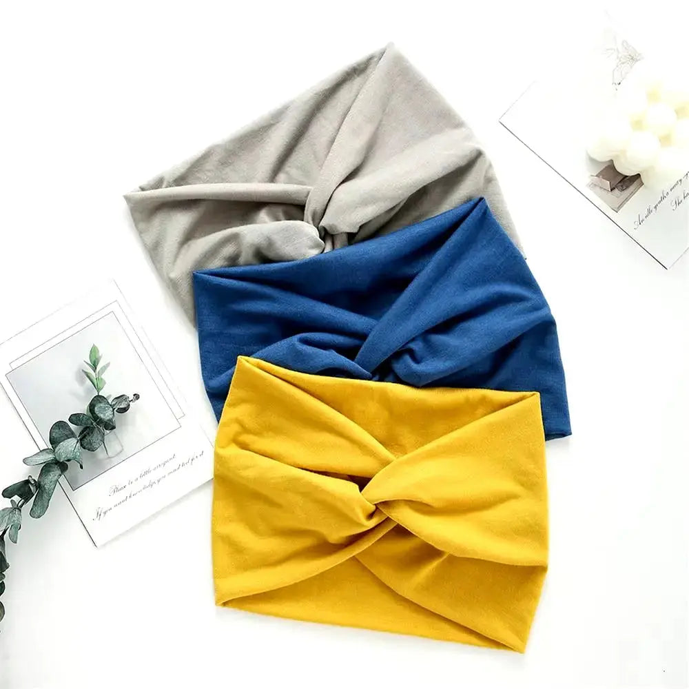 Turban Headband for Women – Wide Stretchy Hair Wrap (All Day Comfort)