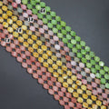 15 color 10mm Twisted Jade Beads, Sku#U2242-2