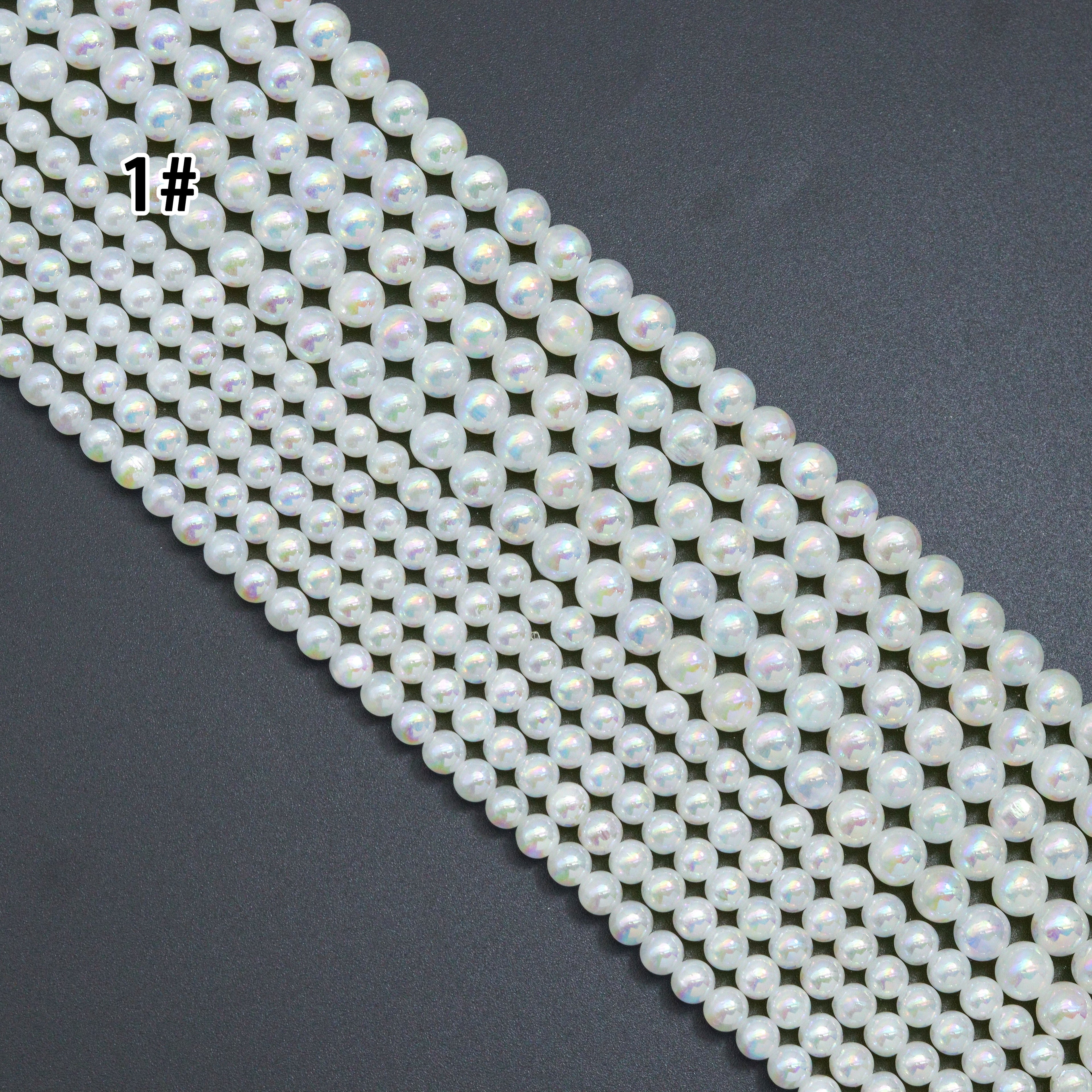 New AB Mystic Selanite beads, 6mm/8mm/10mm Selanite beads, Sku#U2329