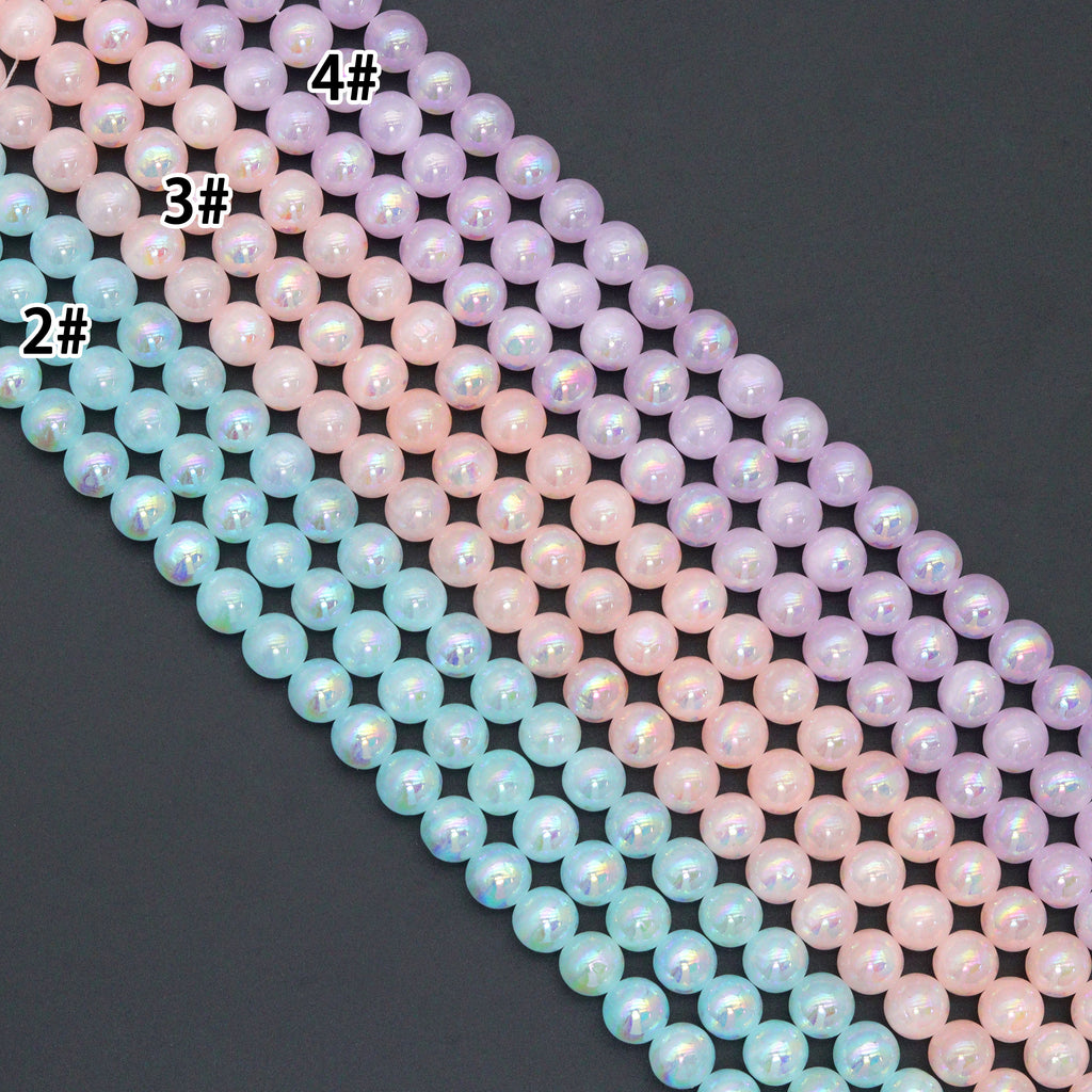 New AB Mystic Selanite beads, 6mm/8mm/10mm Selanite beads, Sku#U2329