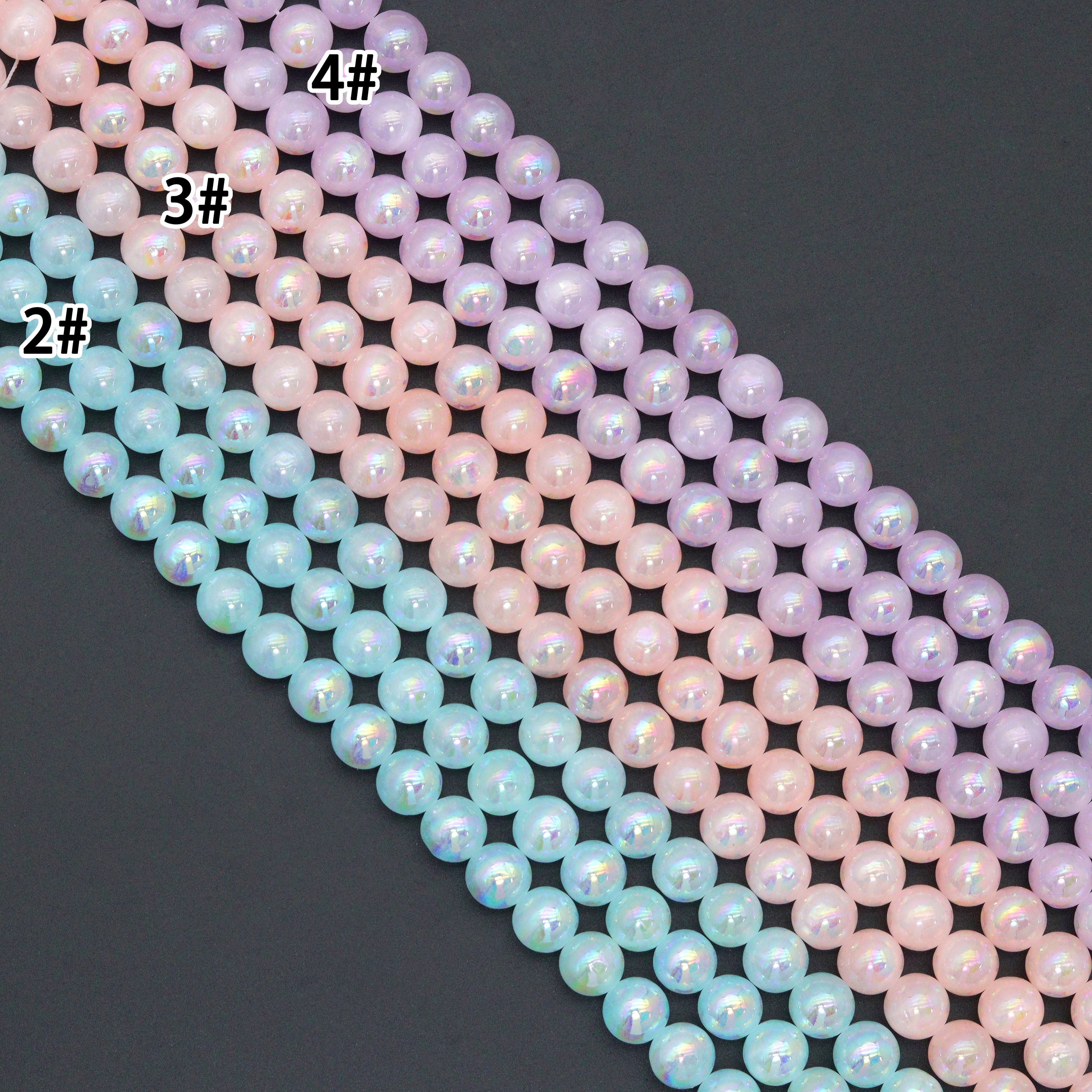 New AB Mystic Selanite beads, 6mm/8mm/10mm Selanite beads, Sku#U2329