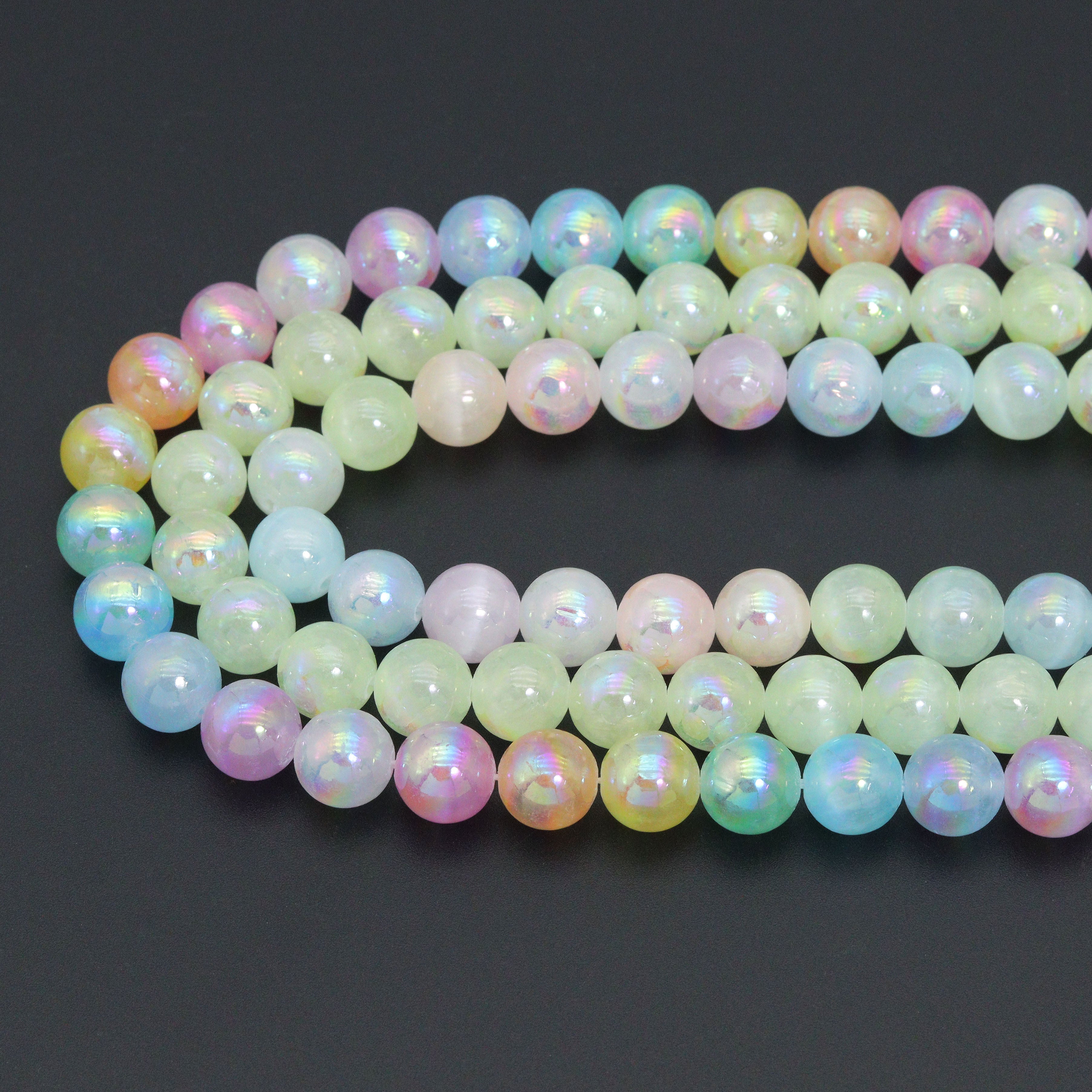 Mystic Selanite Beads, 6mm/8mm/10mm Selanite Beads,15.5Full Strand,sku#U2344