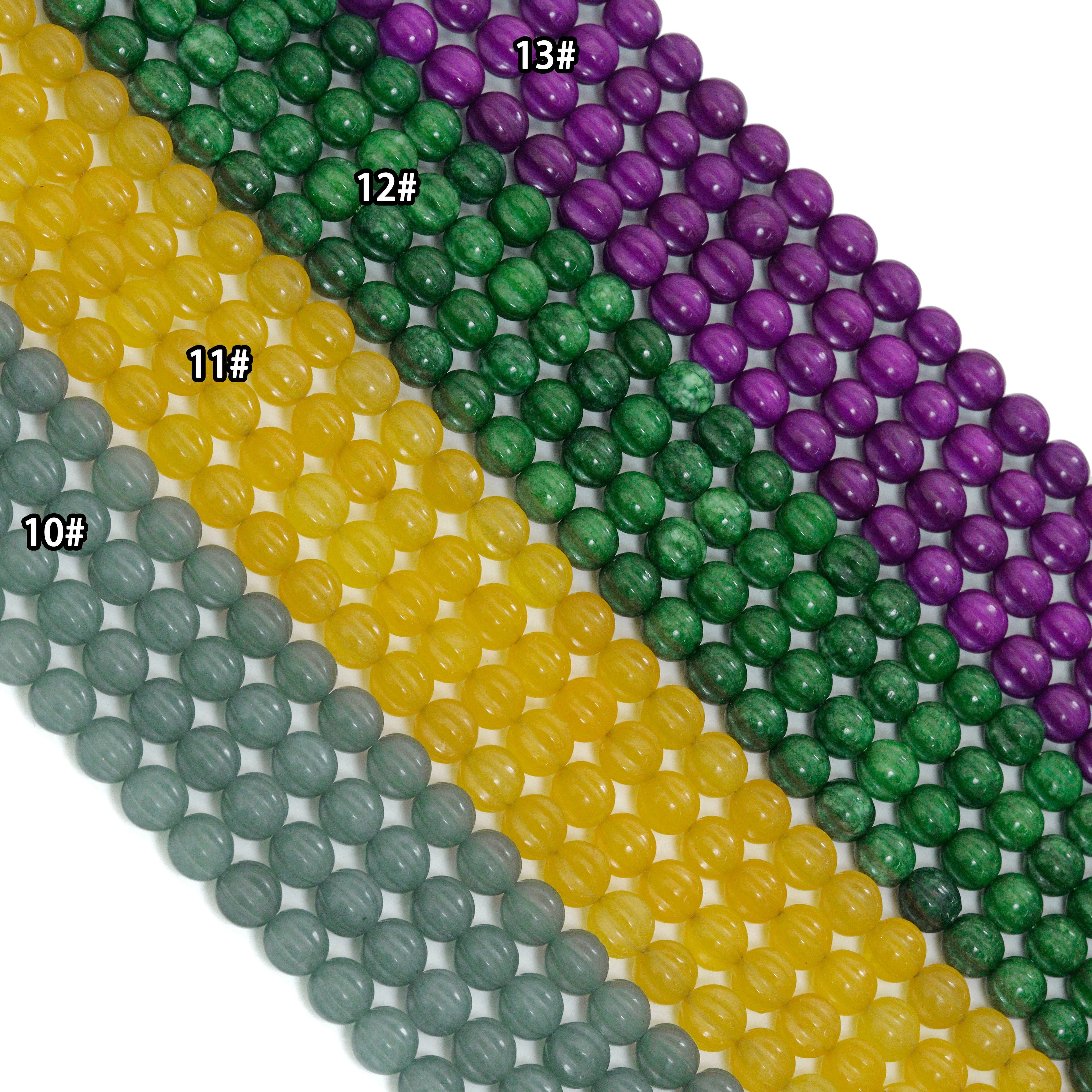 Pumpkin Shape Gemstone beads, Pumpkin Beads, 15.5inch full strands, sku#U2346