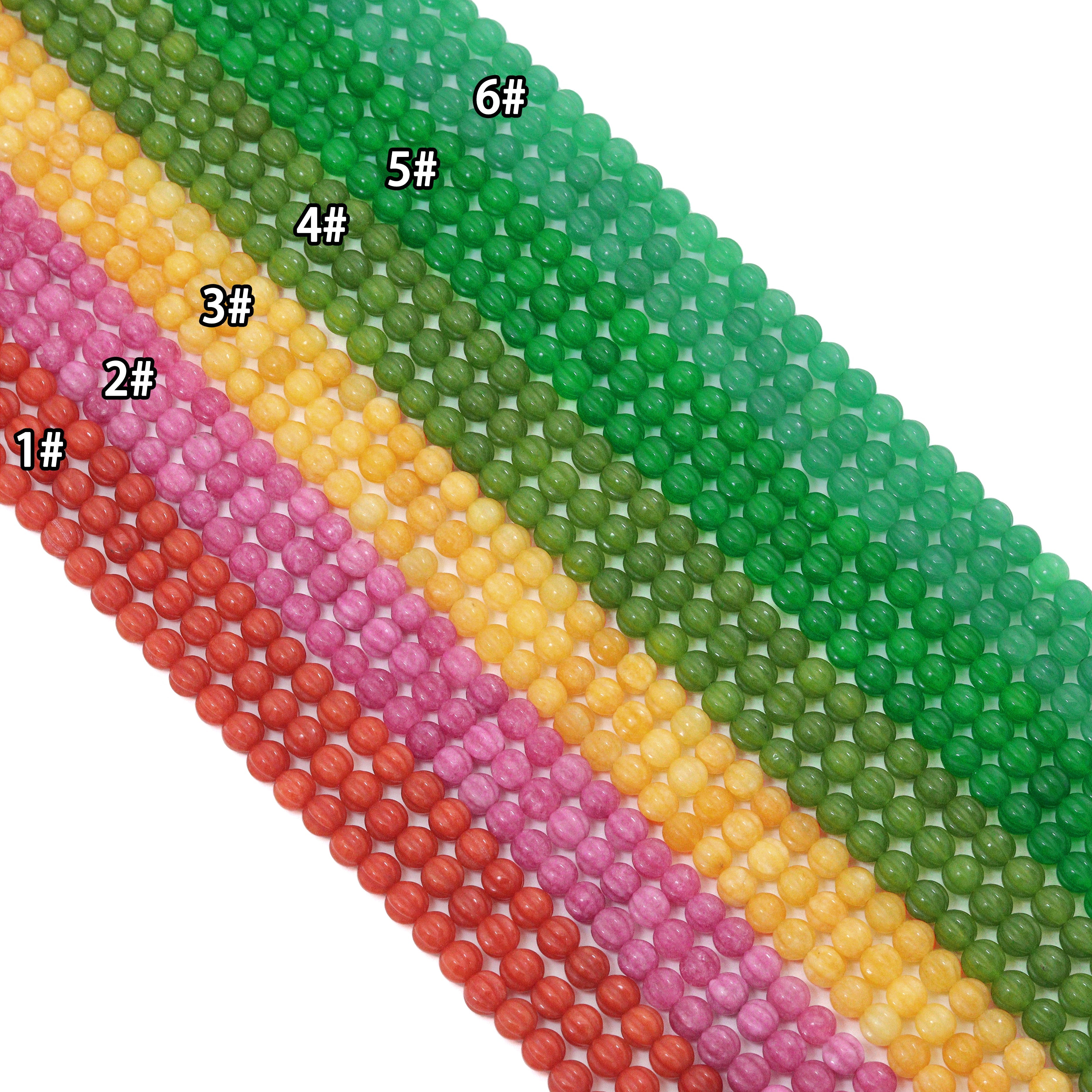 Pumpkin Shape Gemstone beads, Pumpkin Beads, 15.5inch full strands, sku#U2346