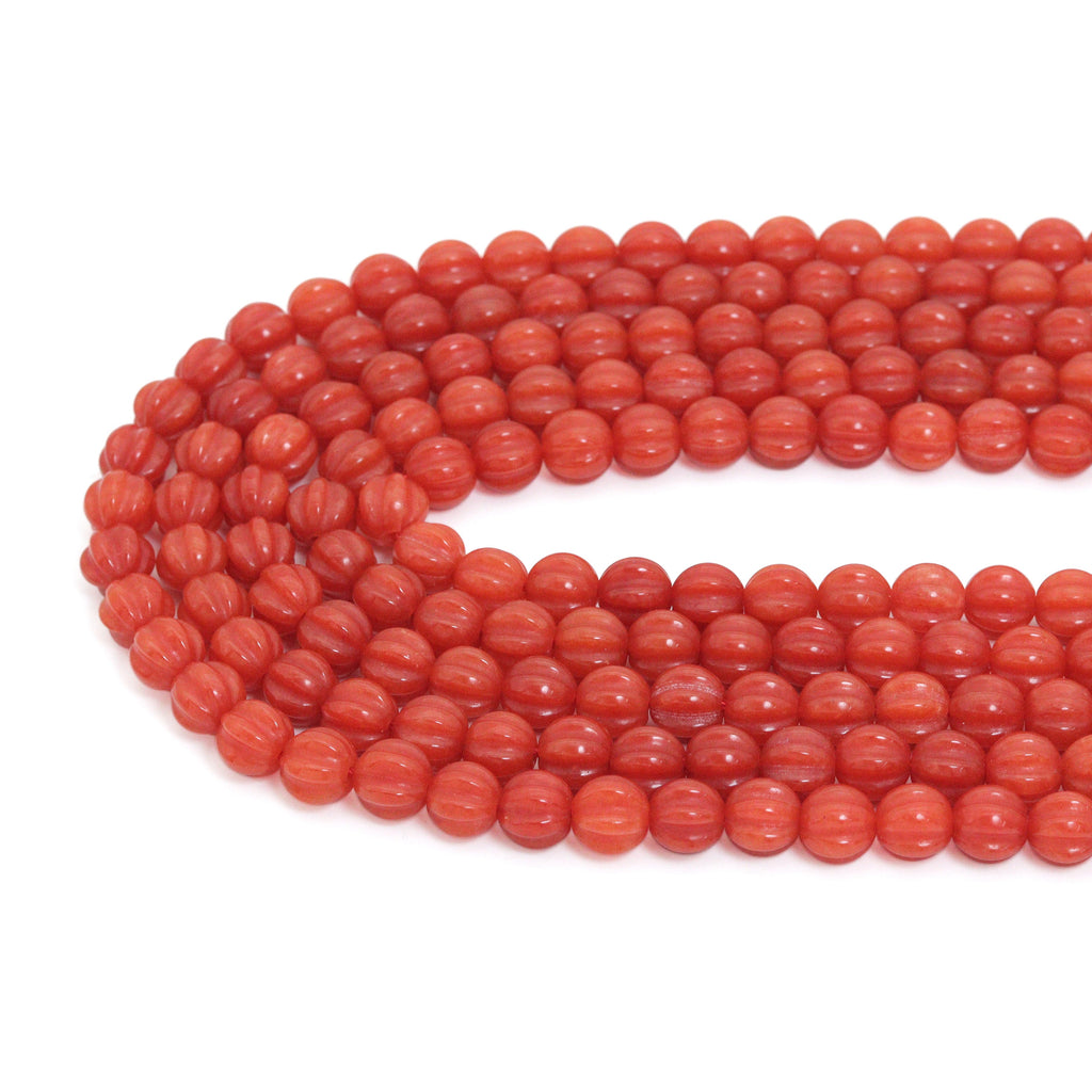 Pumpkin Shape Gemstone beads, Pumpkin Beads, 15.5inch full strands, sku#U2346
