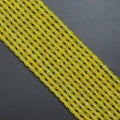 6x9mm Bright Yellow Rice Shape Agate, Sku#U2347