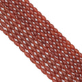 8x12mm/8x16mm Rice Shape Carnelian Beads, Sku#U2348