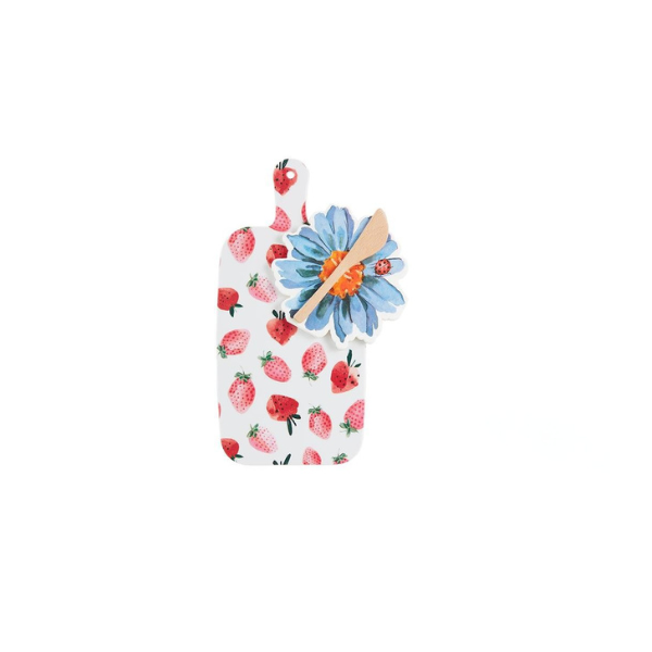 Spring Melamine Board and Napkin Set