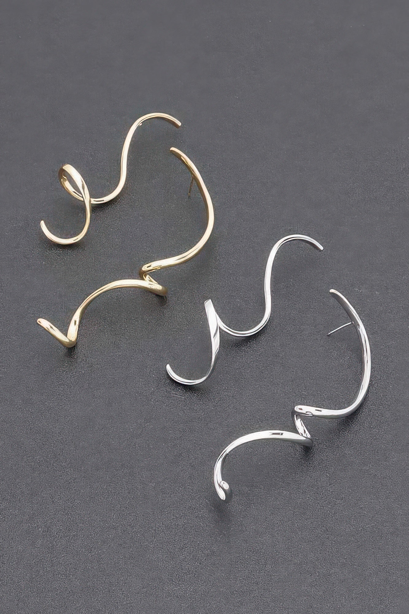 Gold Plated Metal Earring