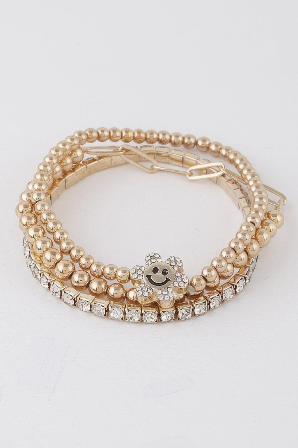 Bejeweled Happy Flower Bracelets
