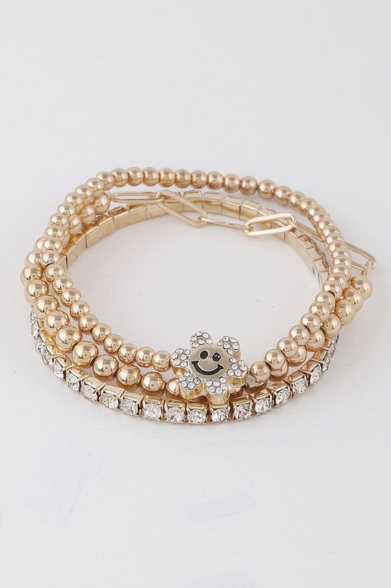 Bejeweled Happy Flower Bracelets