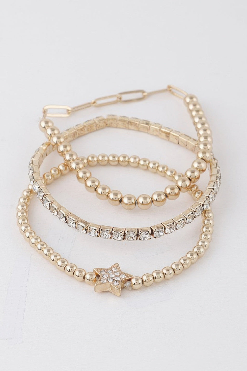 Bejeweled Star Beaded Bracelets