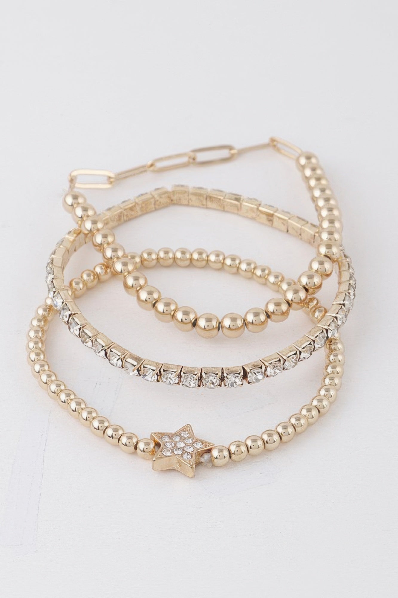 Bejeweled Star Beaded Bracelets