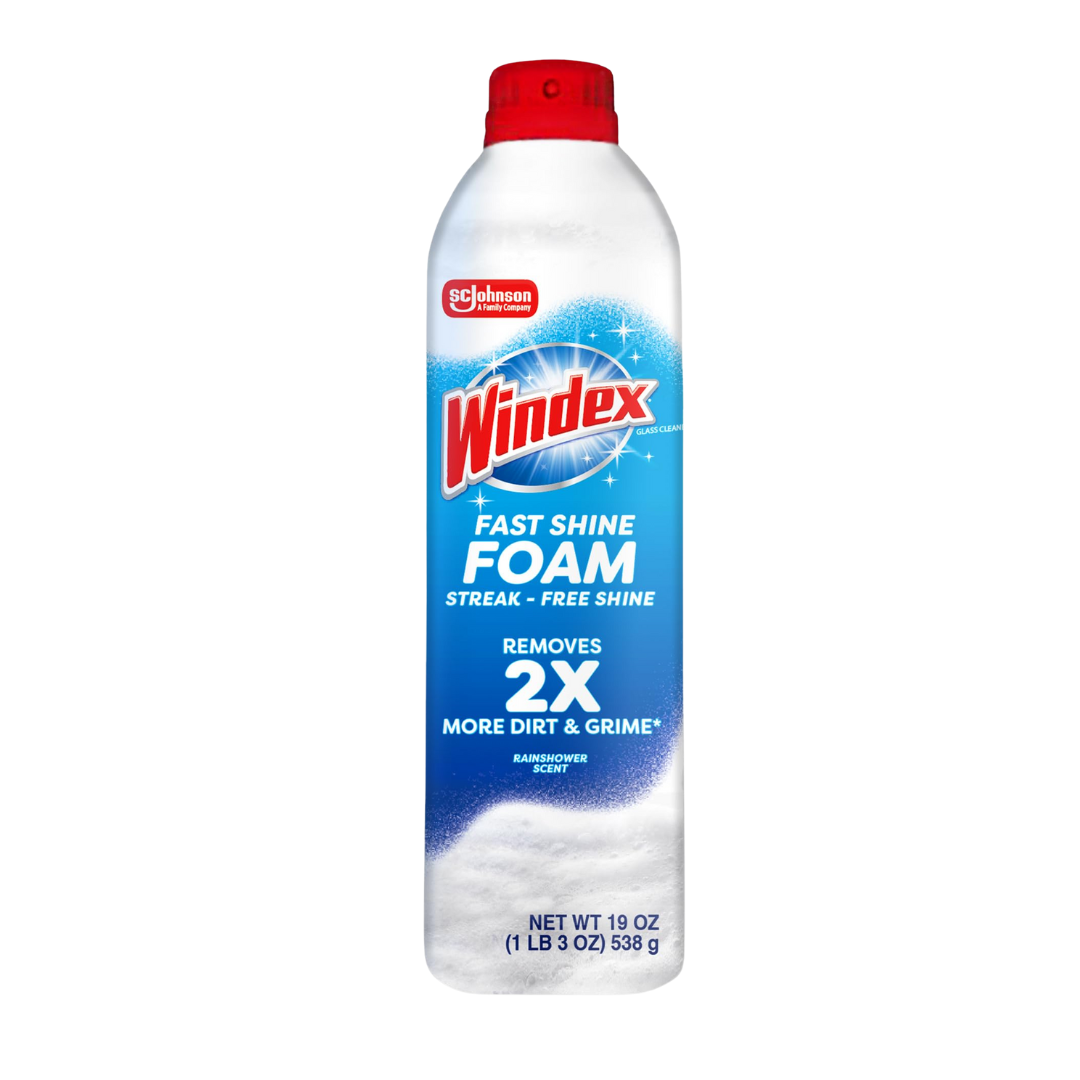 Windex Glass & Surface Foam Cleaner, 19 oz