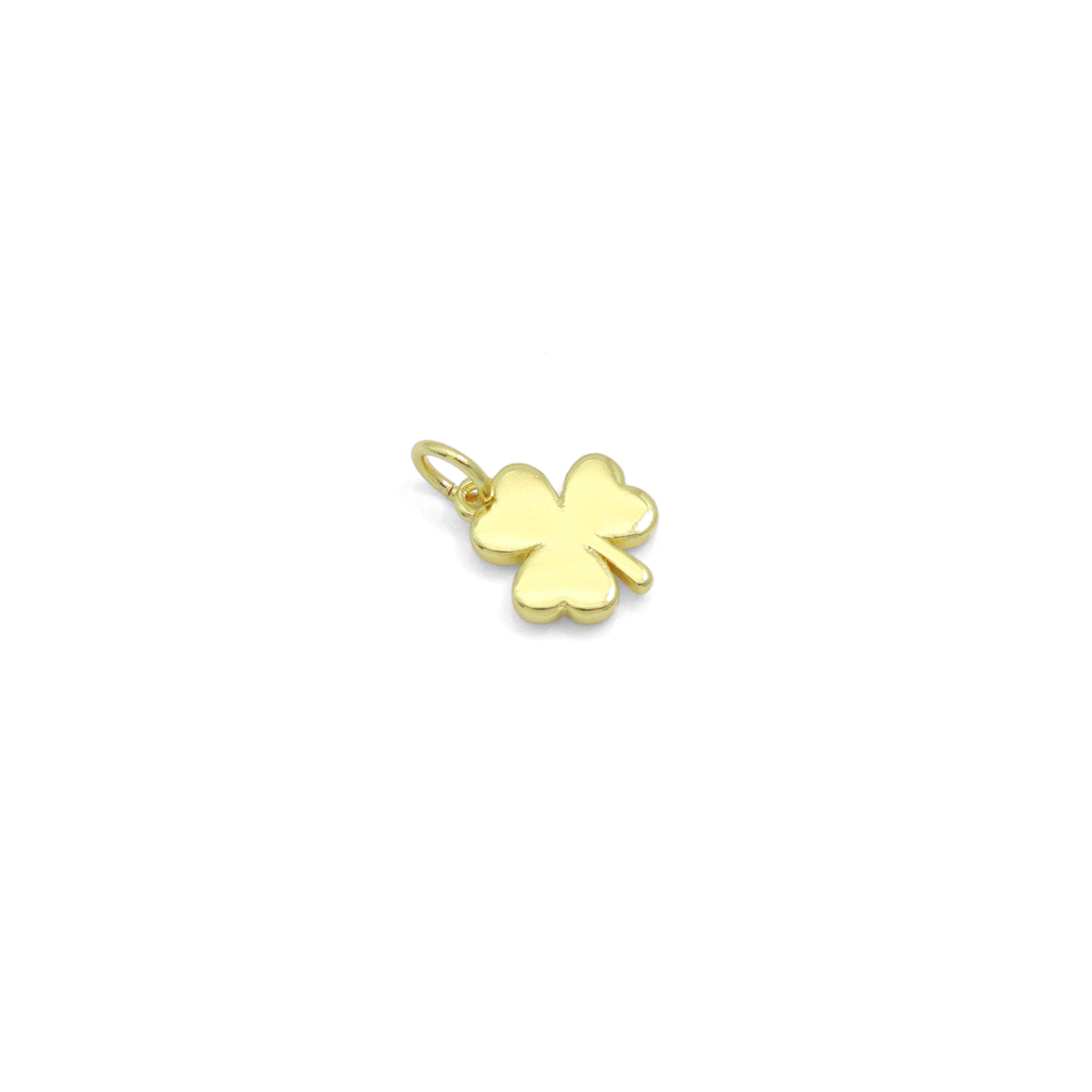 Mother of Pearl Clover Flower Pendant charm, Sku#WL25
