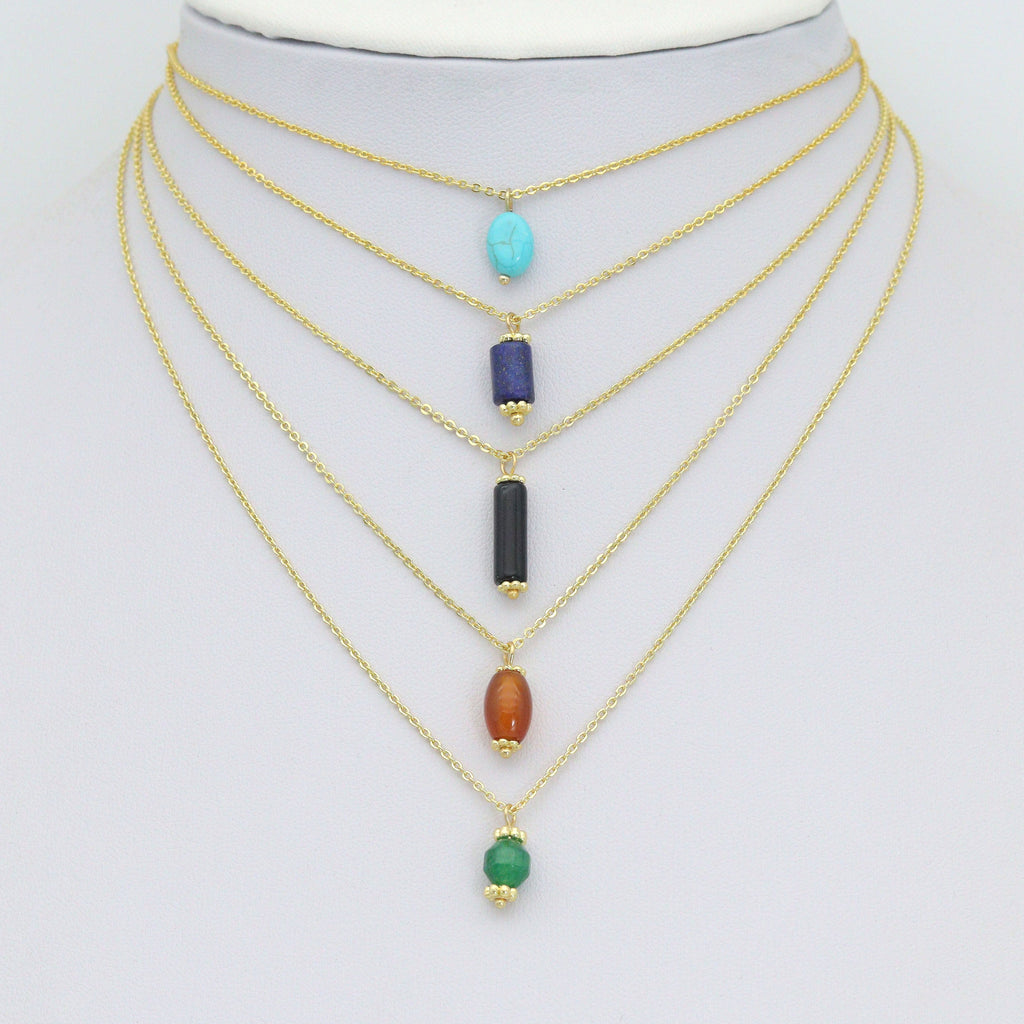 Gemstone Beads Pedant For Necklace Bracelet Jewelry Making Supply, Beads Charm, Sku#Y1063