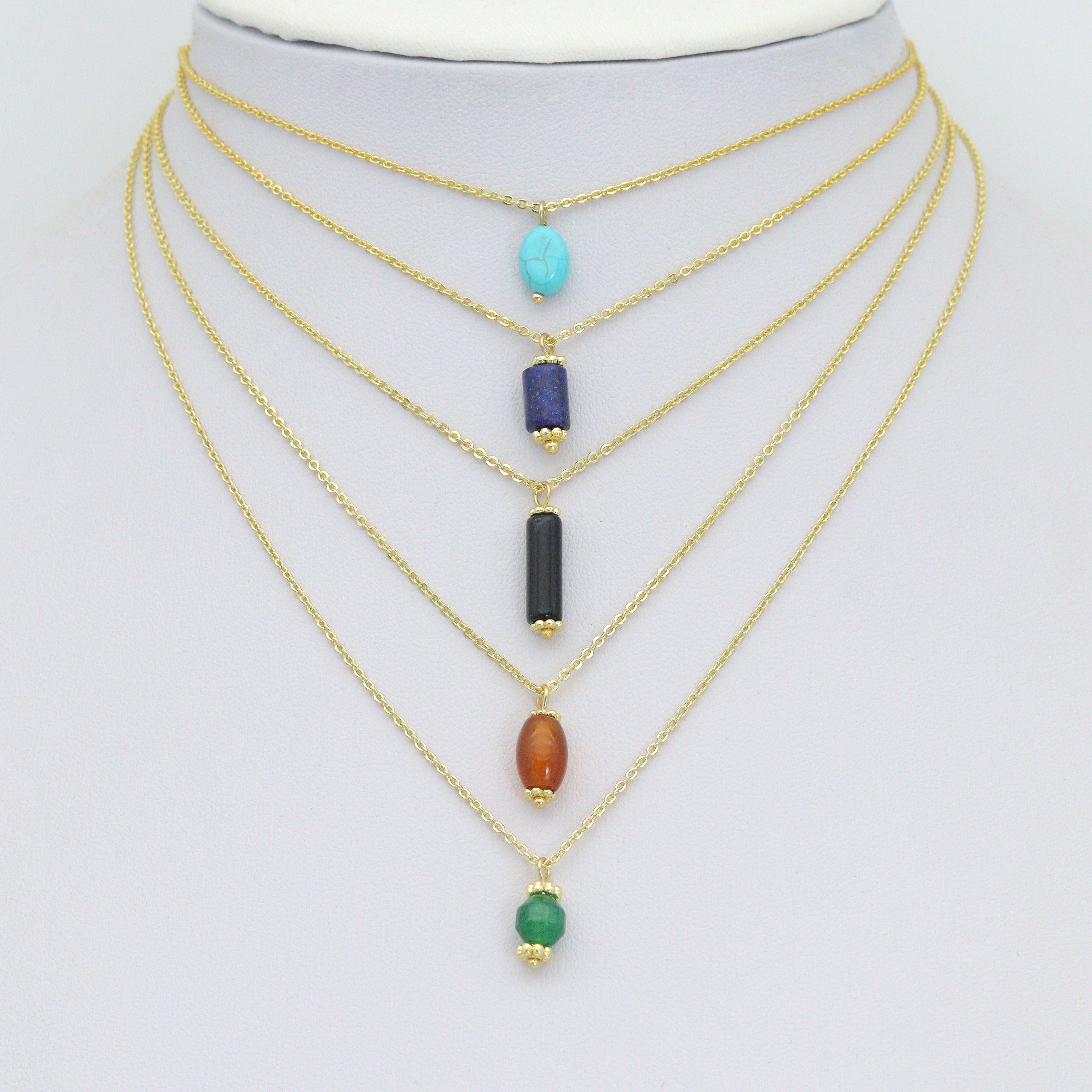 Gemstone Beads Pedant For Necklace Bracelet Jewelry Making Supply, Beads Charm, Sku#Y1063