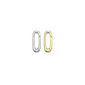 Plain Gold /Silver  Long Paperclip Snap Click Clasp/Charm Holder, Sku#Y839